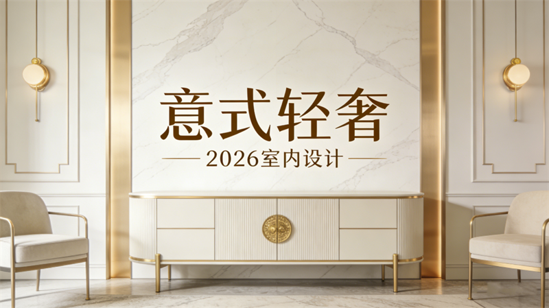 家居設(shè)計(jì)風(fēng)格丨意式輕奢，簡(jiǎn)約與奢華間的黃金比例
